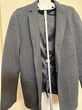 Banana Republic Charcoal Gray Tailored Blazer